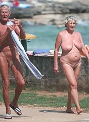 Nudists on the beach